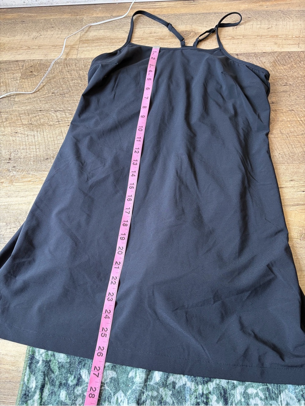 All in Motion Black Flex Athletic Workout Dress with Built in Romper - Picture 6 of 7